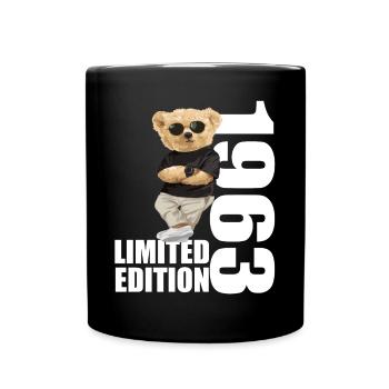 Édition limitée 1963 ours ours anniversaire 1963 - Mug uni - noir - Devant