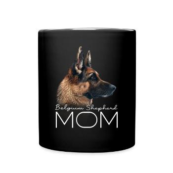Belgium Shepherd Mama - Tasse einfarbig - Schwarz - Vorne