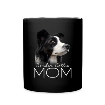 Maman Border Collie - Mug uni - noir - Devant