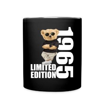 Édition limitée 1965 ours ours anniversaire 1965 - Mug uni - noir - Devant