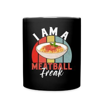 Cadeaux pour les amateurs de boulettes de viande - Mug uni - noir - Devant