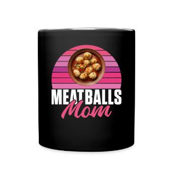 Cadeaux pour les amateurs de boulettes de viande - Mug uni - noir - Devant