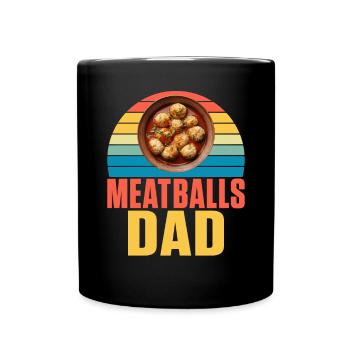 Cadeaux pour les amateurs de boulettes de viande - Mug uni - noir - Devant