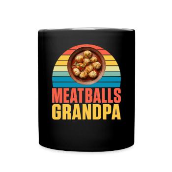 Cadeaux pour les amateurs de boulettes de viande - Mug uni - noir - Devant