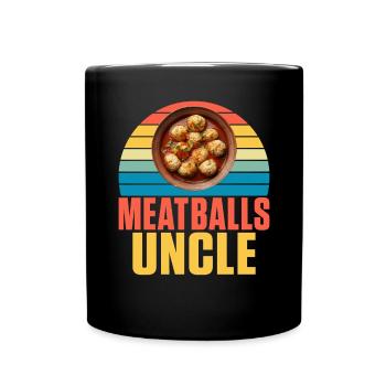 Meatball Lovers Gifts - Tasse einfarbig - Schwarz - Vorne