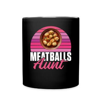 Cadeaux pour les amateurs de boulettes de viande - Mug uni - noir - Devant