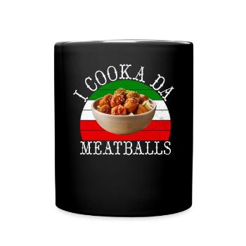 Meatball Lovers Gifts - Tasse einfarbig - Schwarz - Vorne