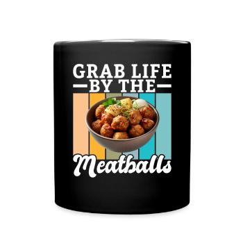 Cadeaux pour les amateurs de boulettes de viande - Mug uni - noir - Devant