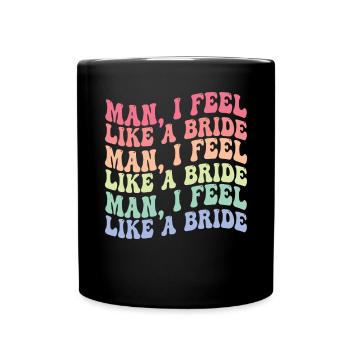 Bachelorette Hen Party Gift - Full Colour Mug - black - Front