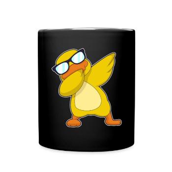Duck Hip Hop Dance - Full Colour Mug - black - Front