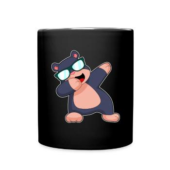 Mole Hip Hip Dance - Full Colour Mug - black - Front