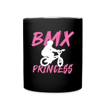 BMX Rider Fille Vélo Vélo Stunt Racing Enfants - Mug uni - noir - Devant