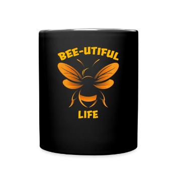 Bee Lovers Beekeepers Naturefriends Beekeepers - Full Colour Mug - black - Front