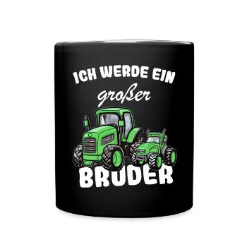 Announcing offspring | I'm going to be a big brother in 2025 - Full Colour Mug - black - Front