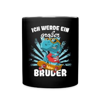 Annoncer la progéniture | Je serai un grand frère en 2025 - Mug uni - noir - Devant