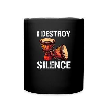 Djembe African Drums - Full Colour Mug - black - Front