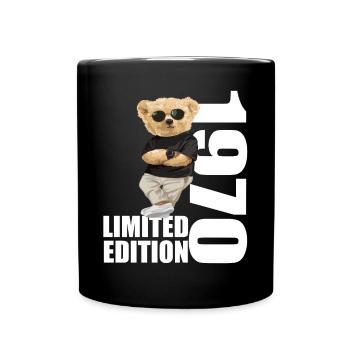 Édition limitée des années 1970 ours ours anniversaire des années 1970 - Mug uni - noir - Devant