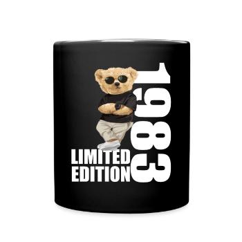 Édition limitée 1983 ours ours anniversaire 1983 - Mug uni - noir - Devant