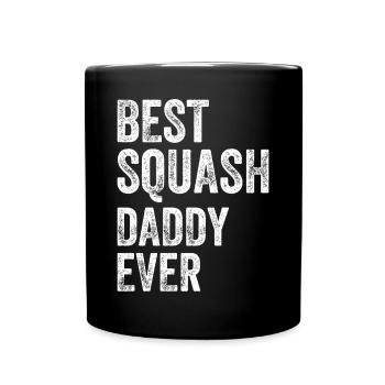 Meilleur papa de squash de tous les temps - Papa joueur de squash - Mug uni - noir - Devant