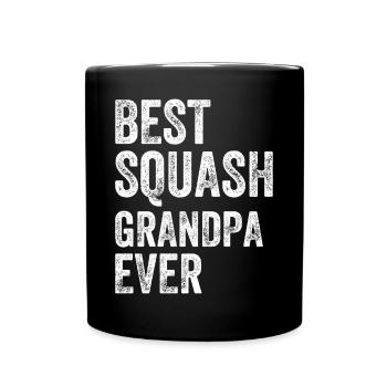 Best Squash Grandpa Ever - Squash Player Grandpa - Tasse einfarbig - Schwarz - Vorne
