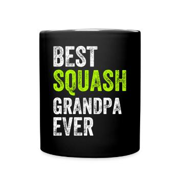 Best Squash Grandpa Ever - Grandpa Squash Player - Tasse einfarbig - Schwarz - Vorne