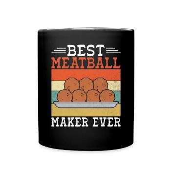 Cadeaux pour les amateurs de boulettes de viande - Mug uni - noir - Devant