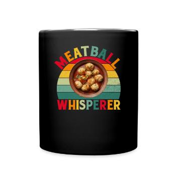 Cadeaux pour les amateurs de boulettes de viande - Mug uni - noir - Devant