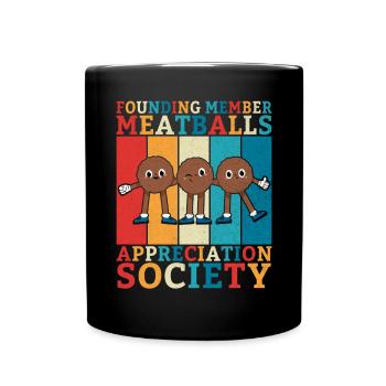 Cadeaux pour les amateurs de boulettes de viande - Mug uni - noir - Devant