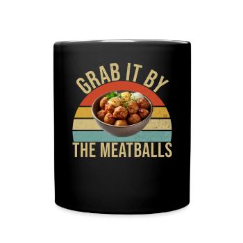 Cadeaux pour les amateurs de boulettes de viande - Mug uni - noir - Devant