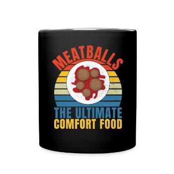 Cadeaux pour les amateurs de boulettes de viande - Mug uni - noir - Devant