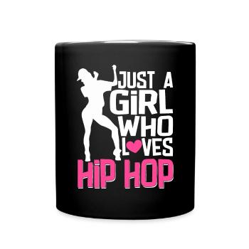 HipHop Dancers Breakdancing 80s 90s Hip Hop - Full Colour Mug - black - Front