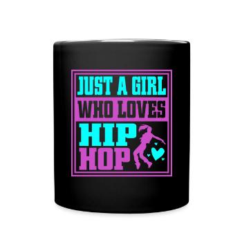 HipHop Dancers Breakdancing 80s 90s Hip Hop - Full Colour Mug - black - Front