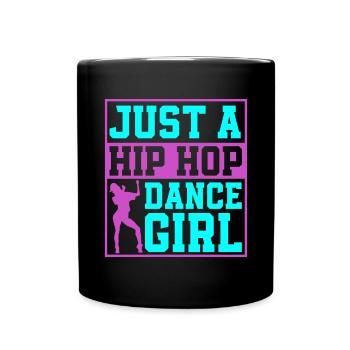 HipHop Dancers Breakdancing 80s 90s Hip Hop - Full Colour Mug - black - Front