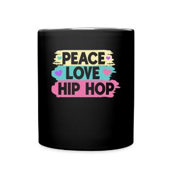 HipHop Dancers Breakdancing 80s 90s Hip Hop - Full Colour Mug - black - Front