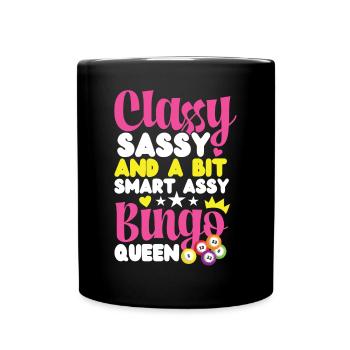 Bingo Player Classy Sassy And A - Tasse einfarbig - Schwarz - Vorne