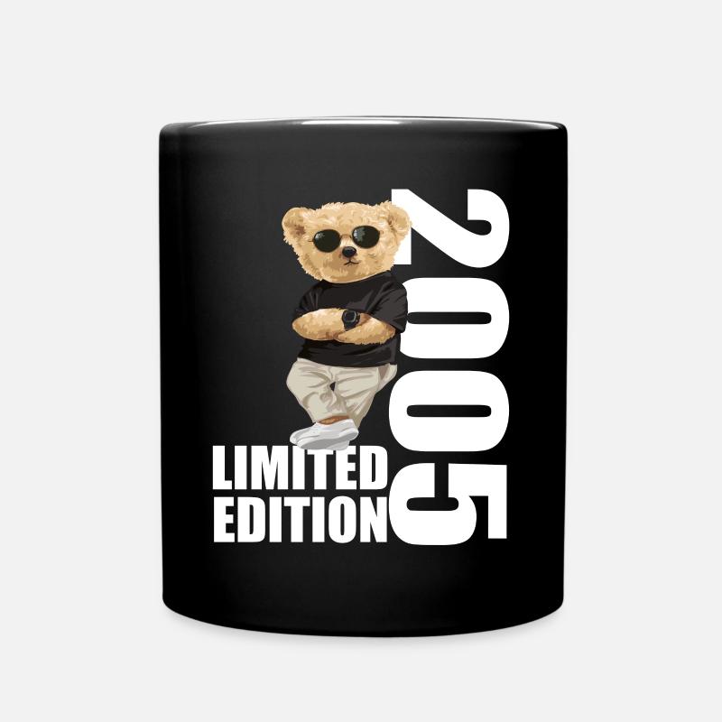 Limited Edition 2005 Bär Bären Geburtstag 2005 - Tasse einfarbig - Schwarz