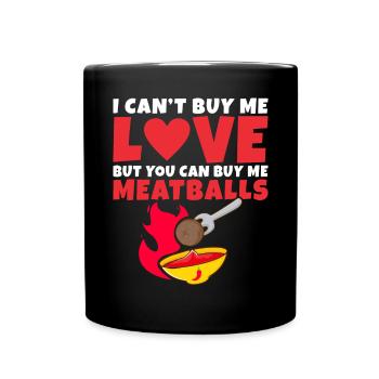 Cadeaux pour les amateurs de boulettes de viande - Mug uni - noir - Devant
