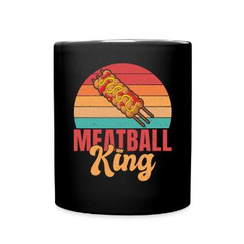 Cadeaux pour les amateurs de boulettes de viande - Mug uni - noir - Devant
