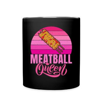 Cadeaux pour les amateurs de boulettes de viande - Mug uni - noir - Devant