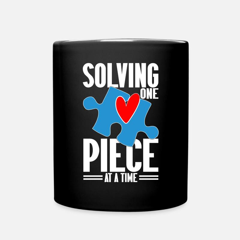 Puzzle Pièce Puzzle Amateur de Puzzle - Mug uni - noir