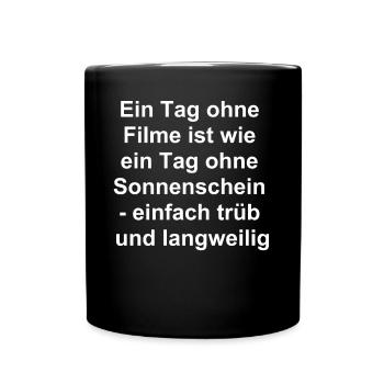 Movie Fan Gift - Full Colour Mug - black - Front