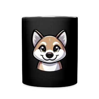Australian dingo - Full Colour Mug - black - Front