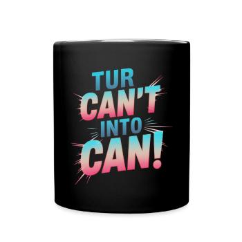 de ne pas pouvoir devient être capable - Mug uni - noir - Devant