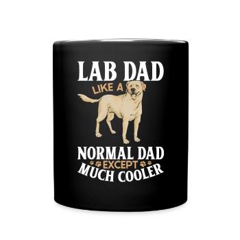 Labrador Retriever jaune - Mug uni - noir - Devant