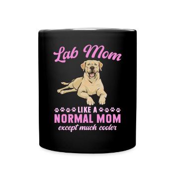 Labrador Retriever jaune - Mug uni - noir - Devant