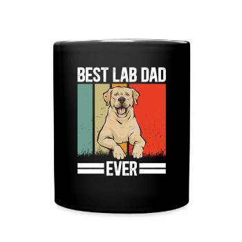 Labrador Retriever jaune - Mug uni - noir - Devant