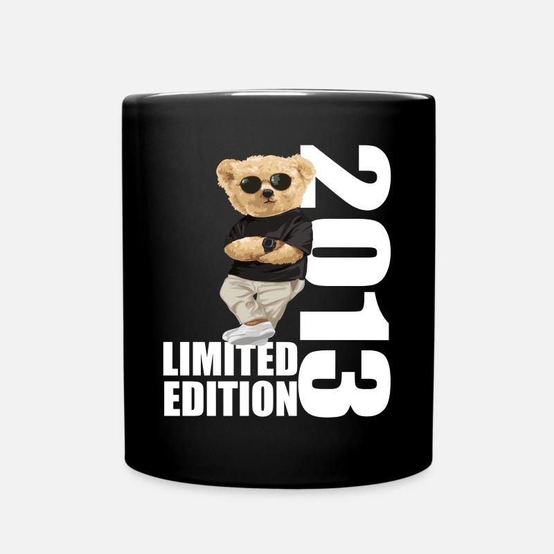 Limited Edition 2013 Bär Bären Geburtstag 2013 - Tasse einfarbig - Schwarz
