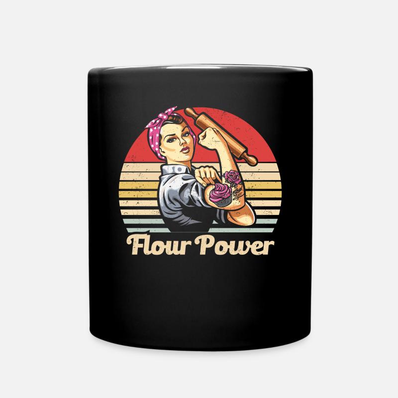 Bäcker - Tasse einfarbig - Schwarz