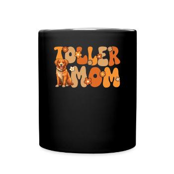 Nova Scotia Duck Tolling Retriever Groovy Toller - Full Colour Mug - black - Front