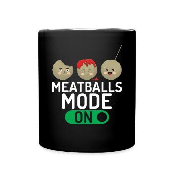 Cadeaux pour les amateurs de boulettes de viande - Mug uni - noir - Devant